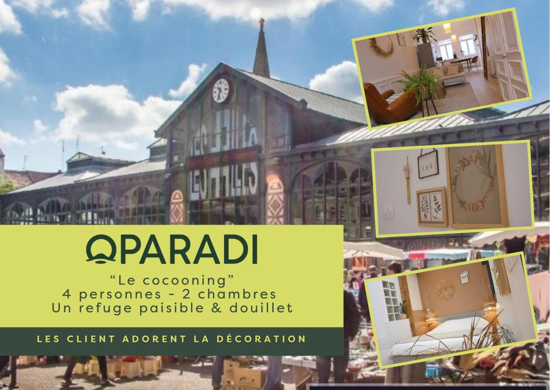 Oparadi "Le Coconing" En Plein Coeur Du Marche De Wazemmes Lille Exterior photo